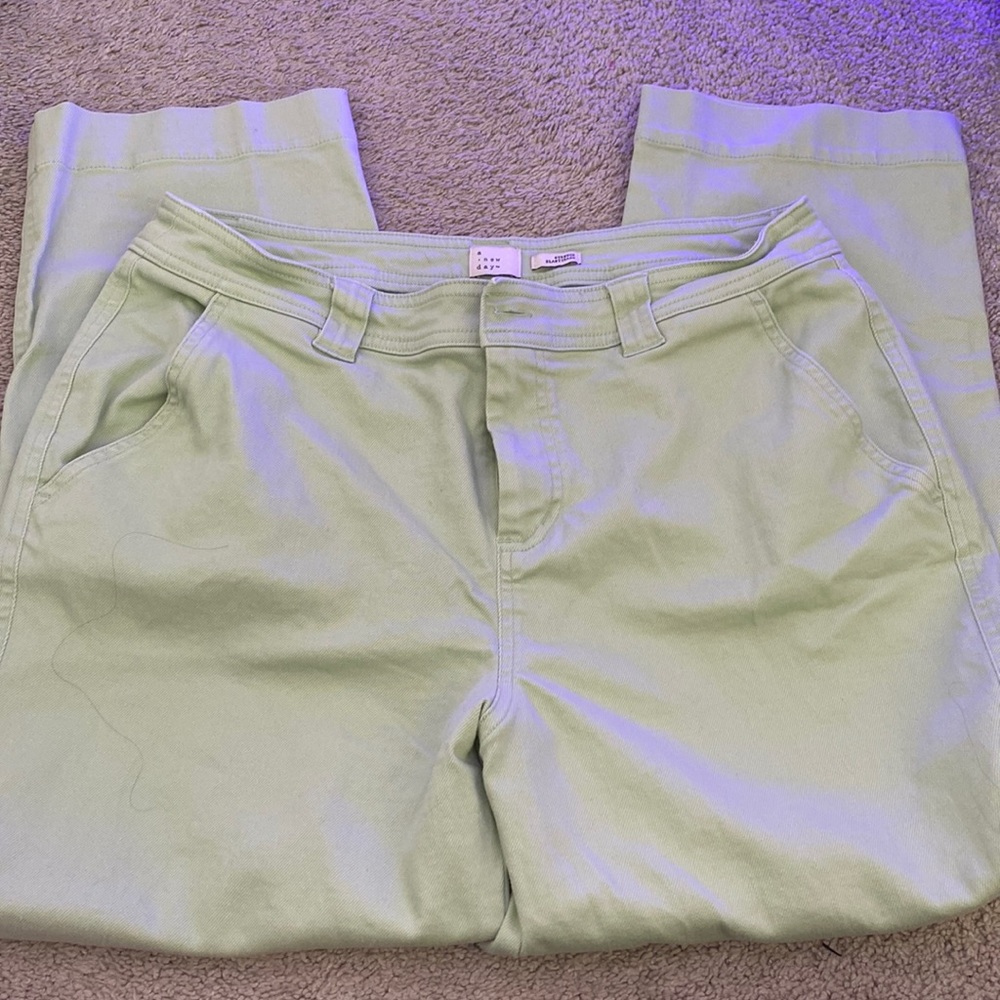 A new day size 14 mint green jeans